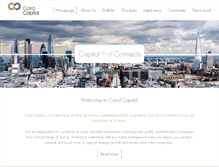 Tablet Screenshot of cairdcapital.co.uk
